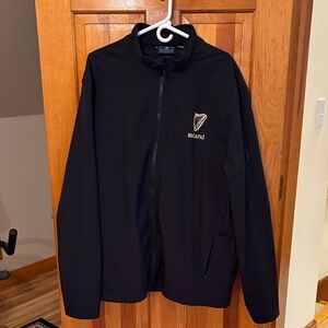 Ireland Emblem Black Windbreaker